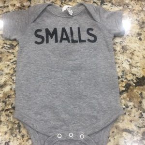 SMALLS onsie